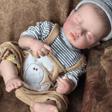 KEIUMI Reborn Baby Dolls – Birthday and Christmas Gift for Kids, 19 inch Full Body Silicone Realistic Baby Girl with Acrylic Eyes, Premium Hand-Painted Finish, Includes Outfit and Accessories, Gift for Girls 3+