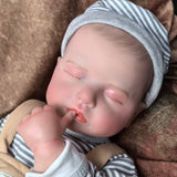 KEIUMI Reborn Baby Dolls – Birthday and Christmas Gift for Kids, 19 inch Full Body Silicone Realistic Baby Girl with Acrylic Eyes, Premium Hand-Painted Finish, Includes Outfit and Accessories, Gift for Girls 3+