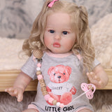 KEIUMI Penny reborn doll with blonde pigtails, blue eyes, and sweet pout expression.