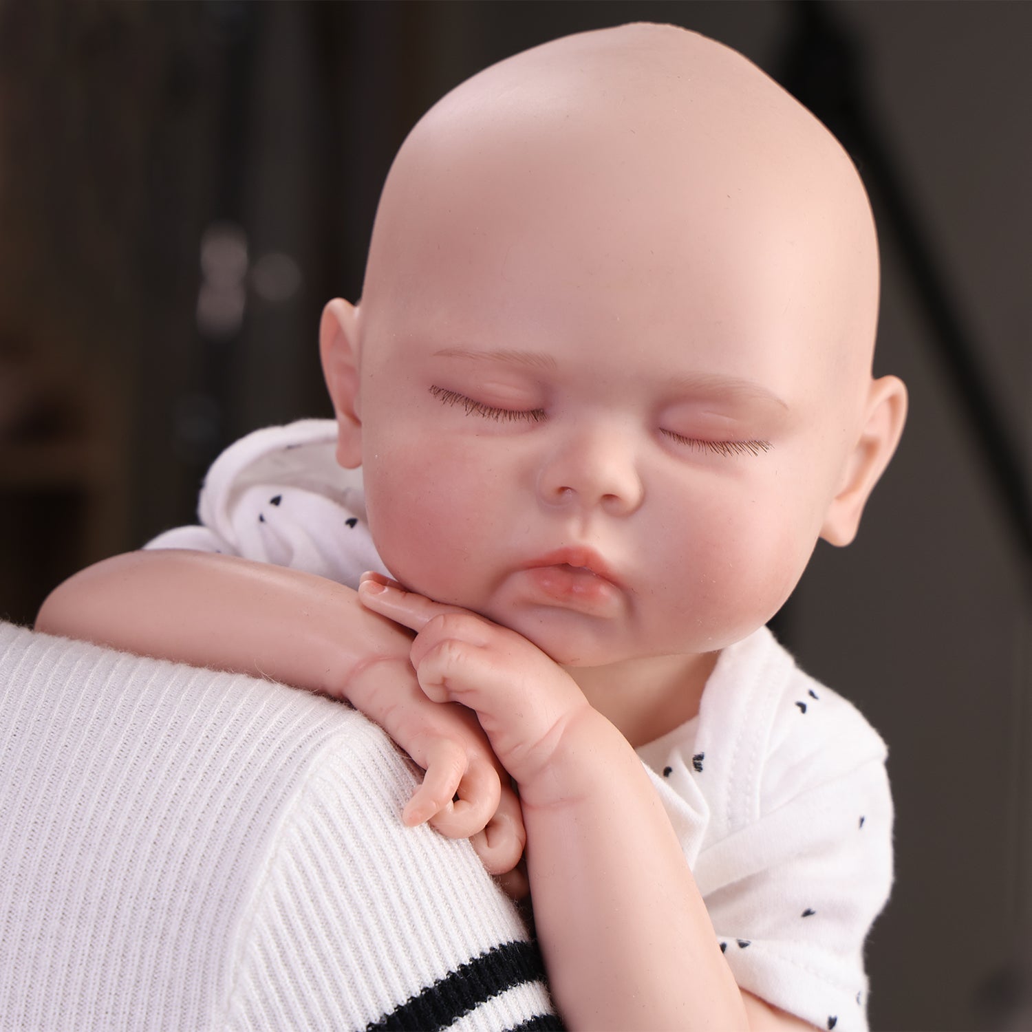KEIUMI Gracie 18 inch Realistic Solid Silicone Sleeping Baby Girl – A Sweet Gift for Cherished Moments