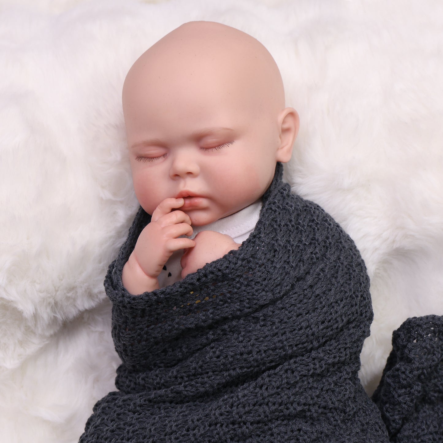 KEIUMI Gracie 18 inch Realistic Solid Silicone Sleeping Baby Girl – A Sweet Gift for Cherished Moments