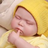 KEIUMI Gracie 18 inch Realistic Solid Silicone Sleeping Baby Girl – A Sweet Gift for Cherished Moments